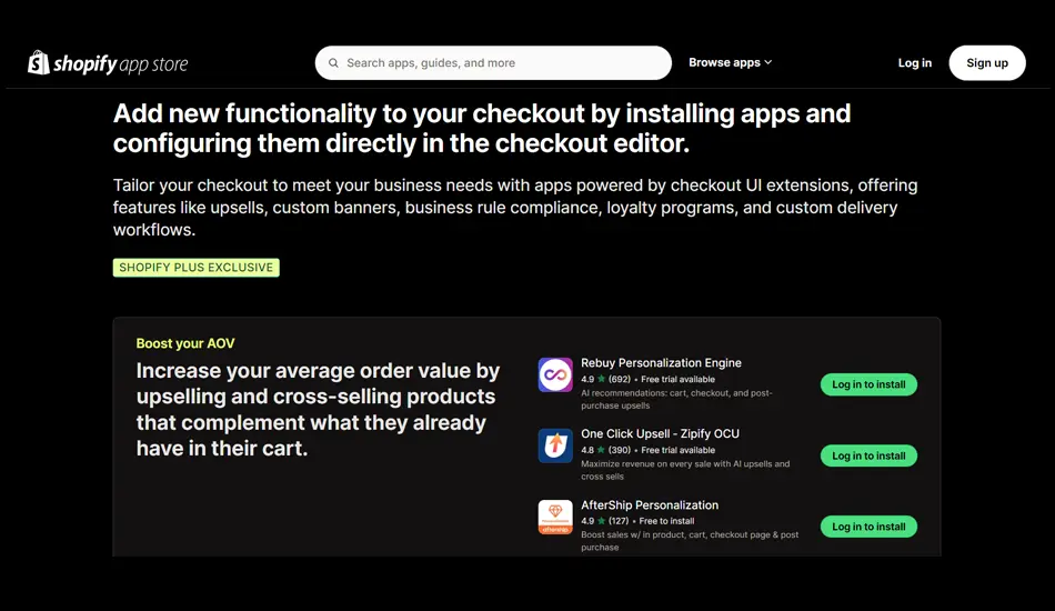 Shopify Checkout Extensibility