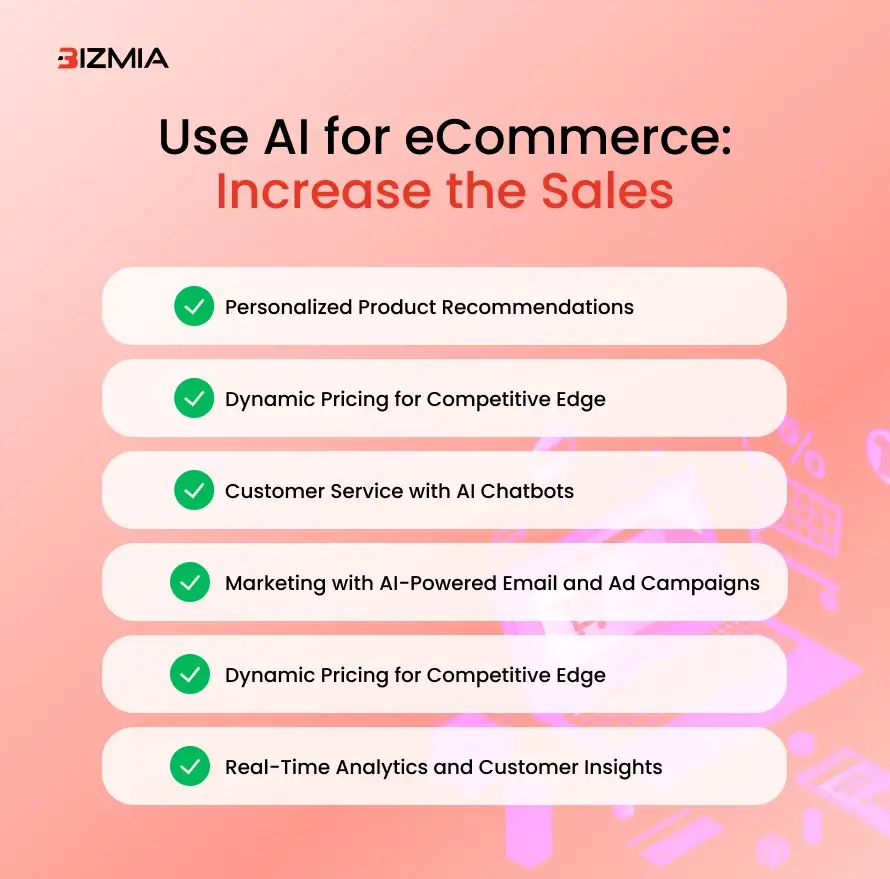 Use AI for eCommerce: Increase the Sales