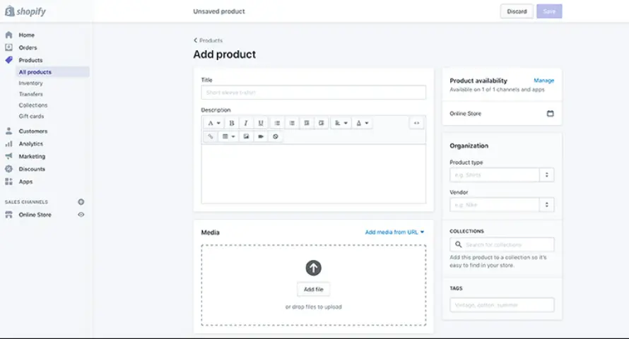 Add a Product to Your Shopify Plus Store